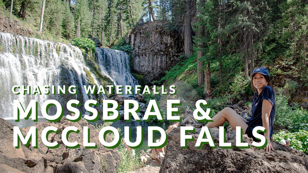 Best Waterfalls in California?! MOSSBRAE FALLS & MCCLOUD FALLS | Redding Dunsmuir Weekend getaway