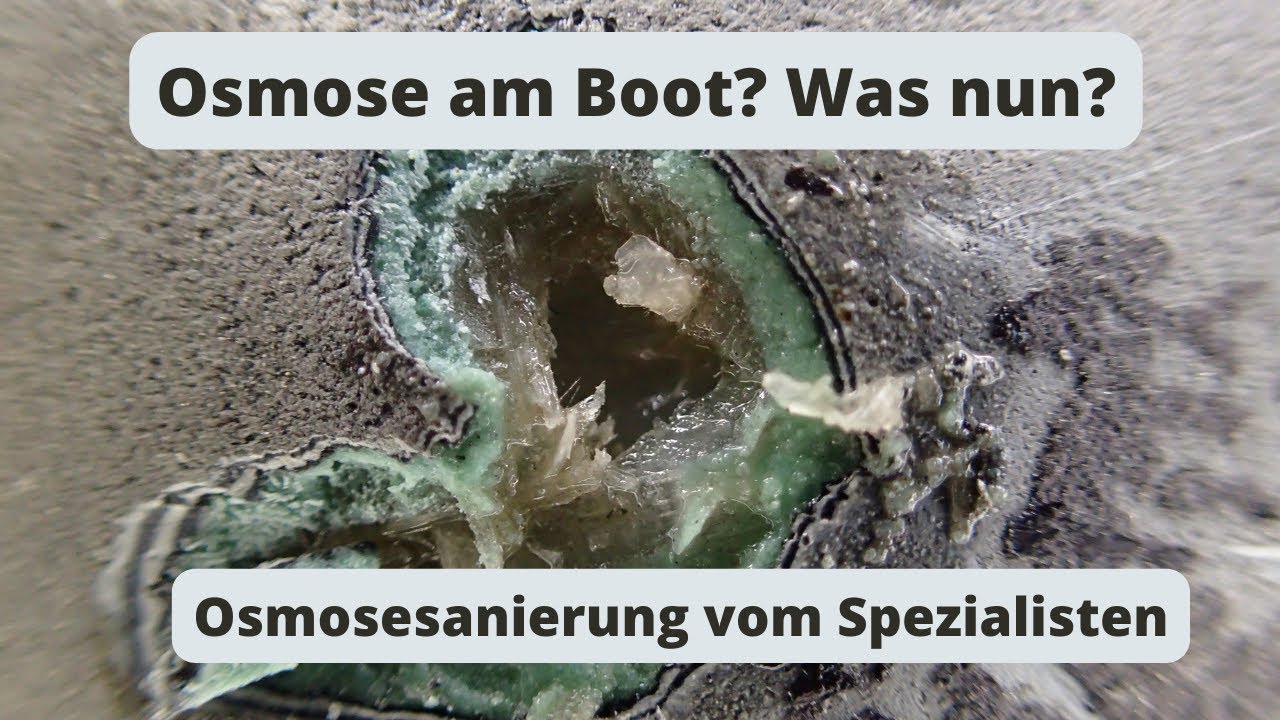 Osmosesanierung bei Peter Wrede Yacht Refits