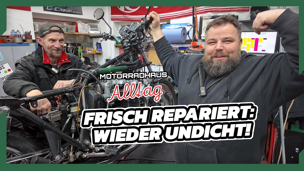 Werkstatt-Albtraum: Frisch repariert und schon wieder undicht • Motorradhaus Alltag Folge - 115