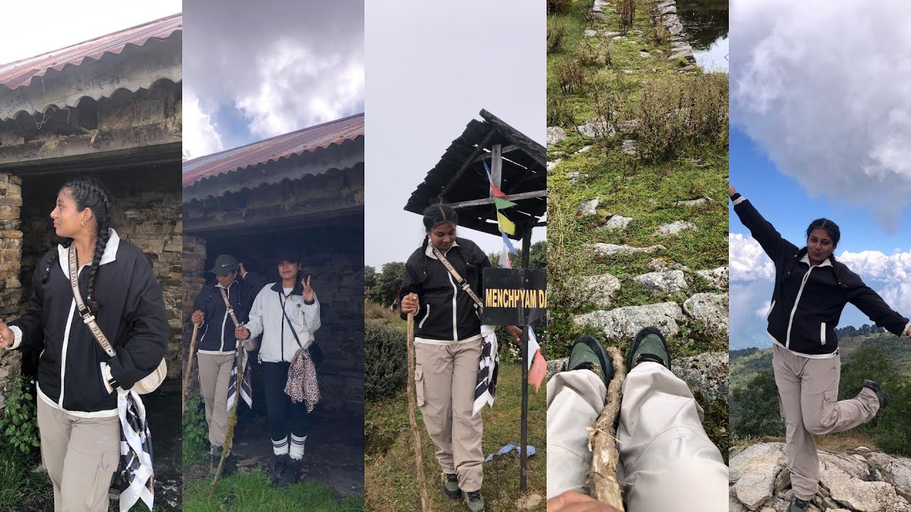 Day 2 Menxyam dada ,Gufa pokhari❤️2082 trekking 😊