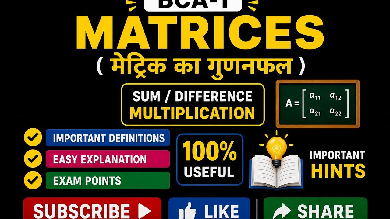 MULTIPLICATION OF MATRIX. REMEDIAL MATH. B.PHARM -1SEM.