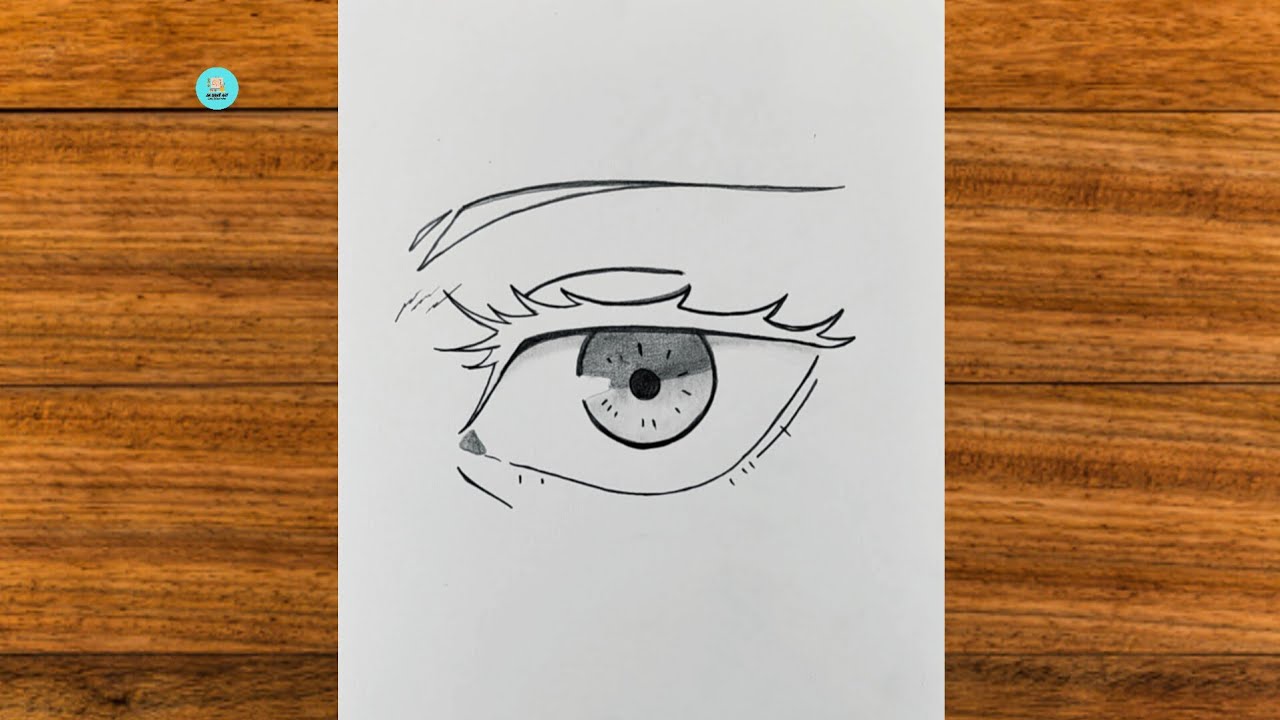 How to draw Gojo's eye step by step | Easy Gojo eye Drawing for beginners | Easy anime Drawing