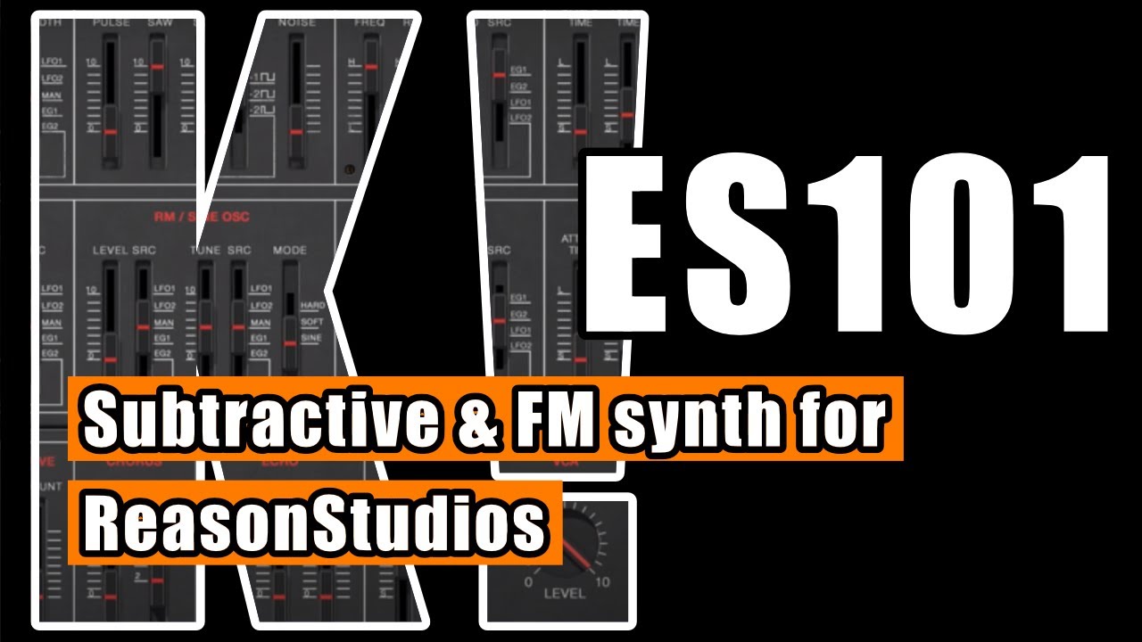 🎹 ES101 - Virtual SH-101 with a 2 OP FM for ReasonStudios