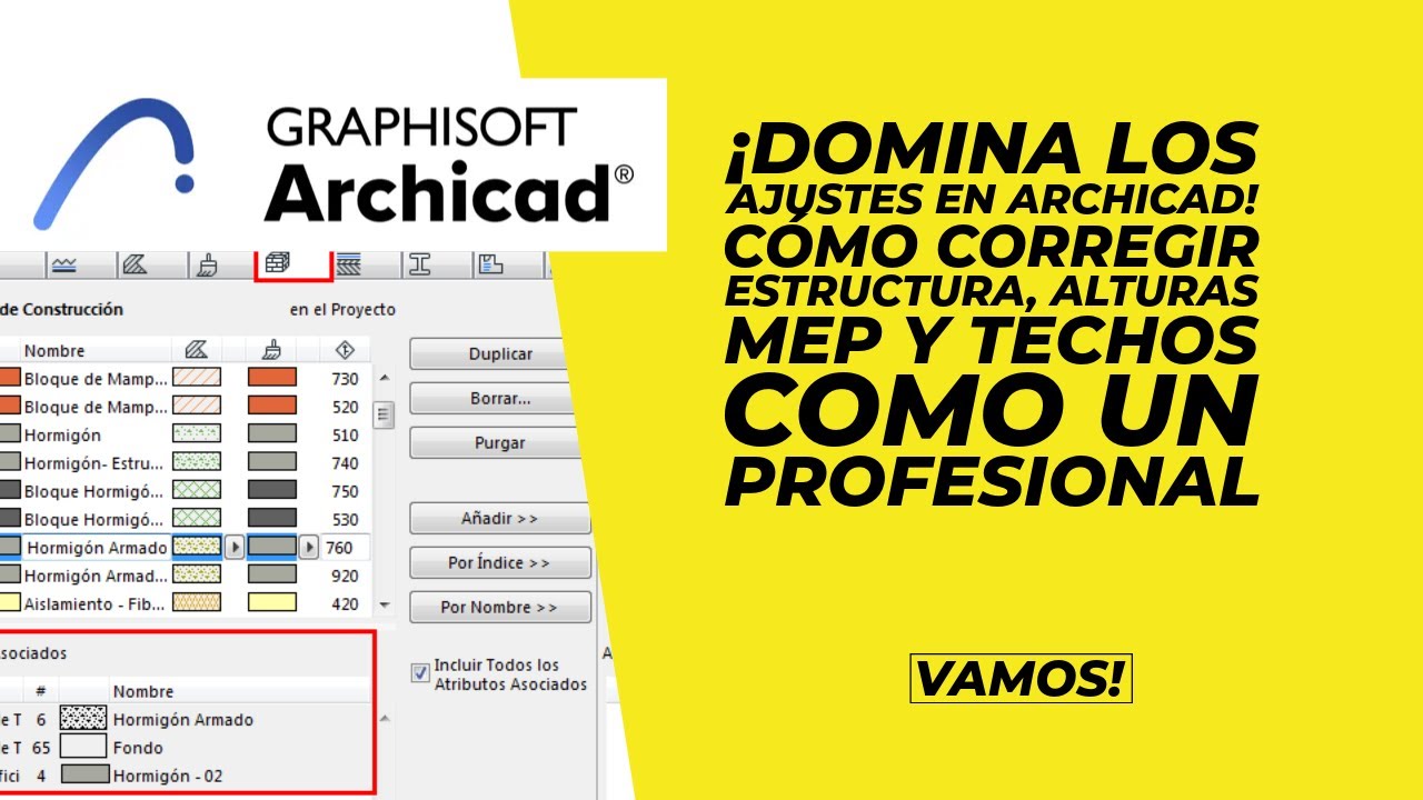 Domina los AJUSTES en ARCHICAD! Cómo corregir Estructura, Alturas MEP y Techos como un Profesional.