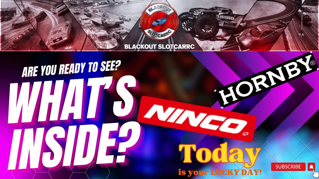 Unboxing Slotcars- Ninco/Hornby 1:32 analog- #slotcars #ninco #hornby #unboxing #budgetfriendly #fun