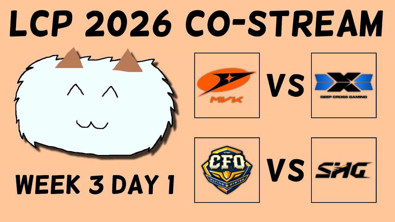 LCP Co-Stream: MVK vs DCG / CFO vs SHG | #LoLPacific #WatchPartyLCP