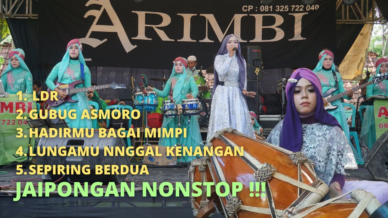 JAIPONGAN NONSTOP ARIMBI QASIDAH PUTRI PURWODADI JAWA TENGAH