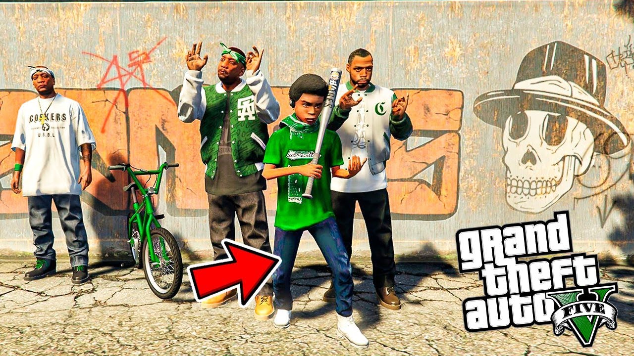 KID FRANKLIN JOINS THE FAMILES!!! (GTA 5 REAL LIFE PC MOD)