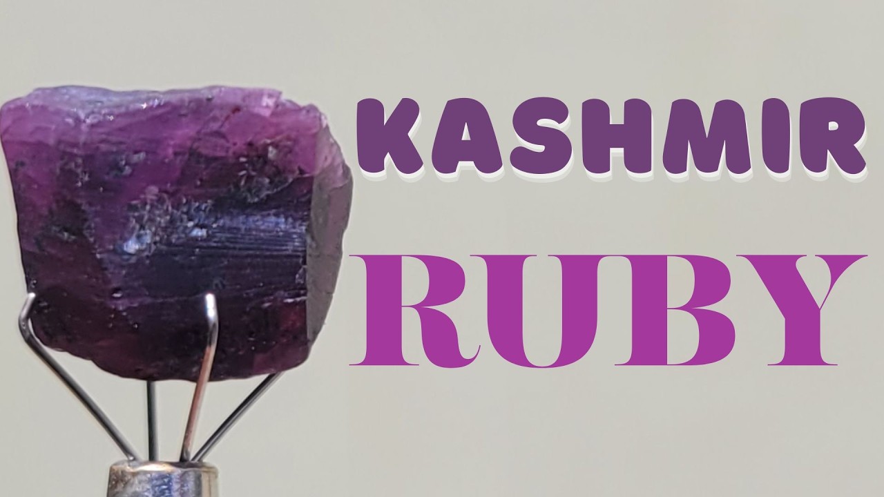 Kashmir Ruby 💎 Rare Red Gemstone | Stunning Close-Up
