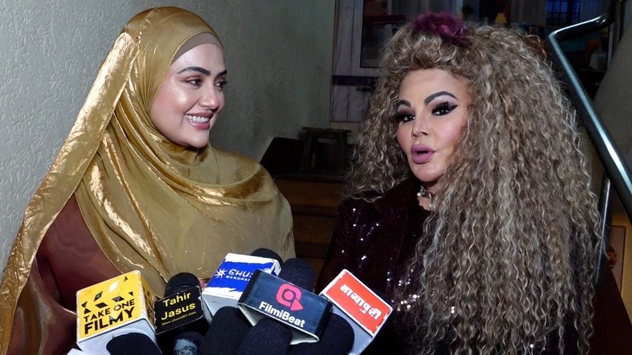 Rakhi Sawant With Sana Khan And Mufti Anas Spotted During The Shoot | MS shorts