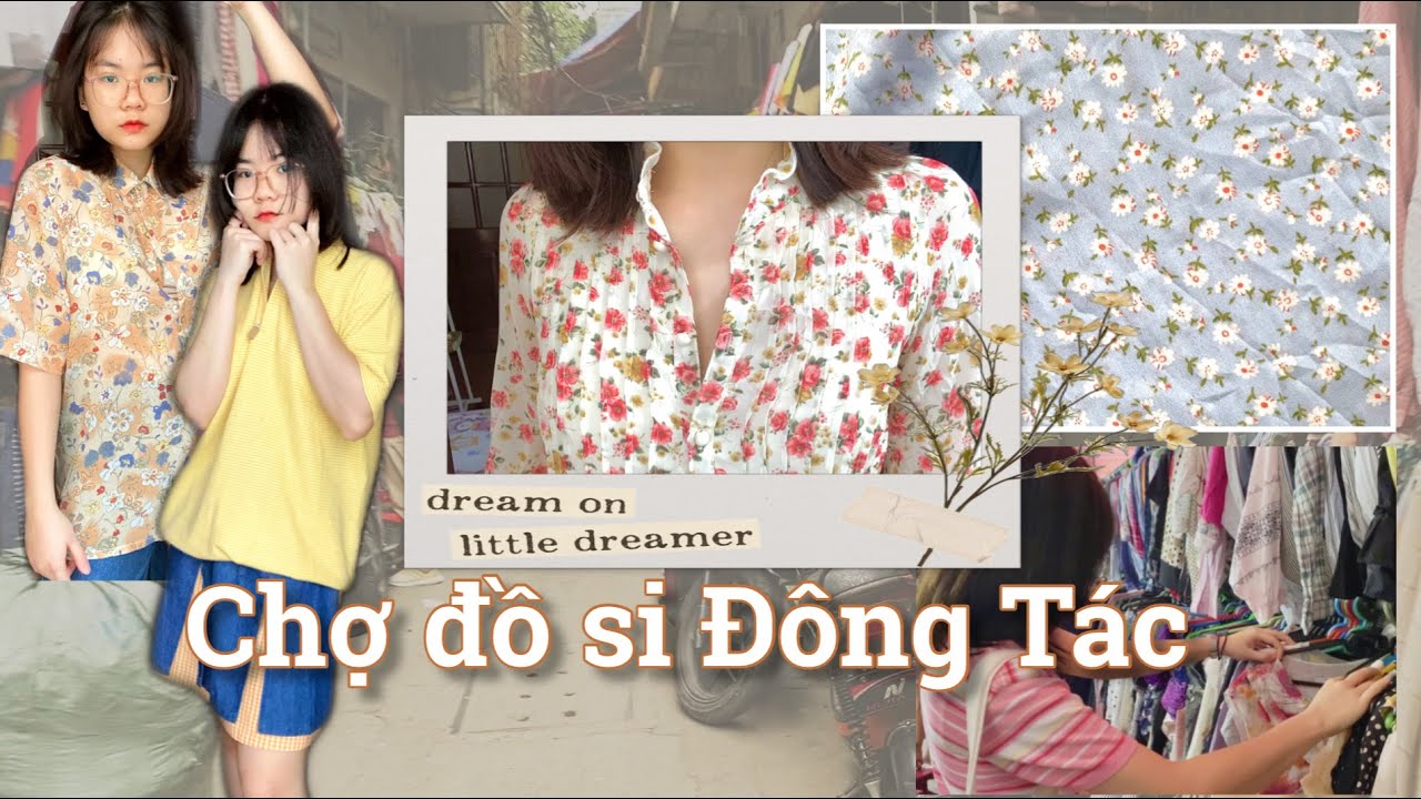 Lần đầu đi chợ đồ si Đông Tác + Try-on 2hand haul