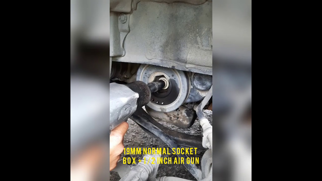 Lisle 19mm + 1/2 Inch Air Gun Vs 19mm Honda Crank Bolt