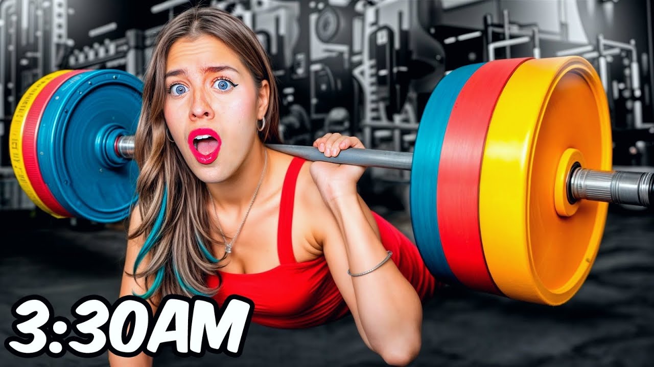 ENCERRADA EN EL GIMNASIO POR UNA NOCHE ENTERA!