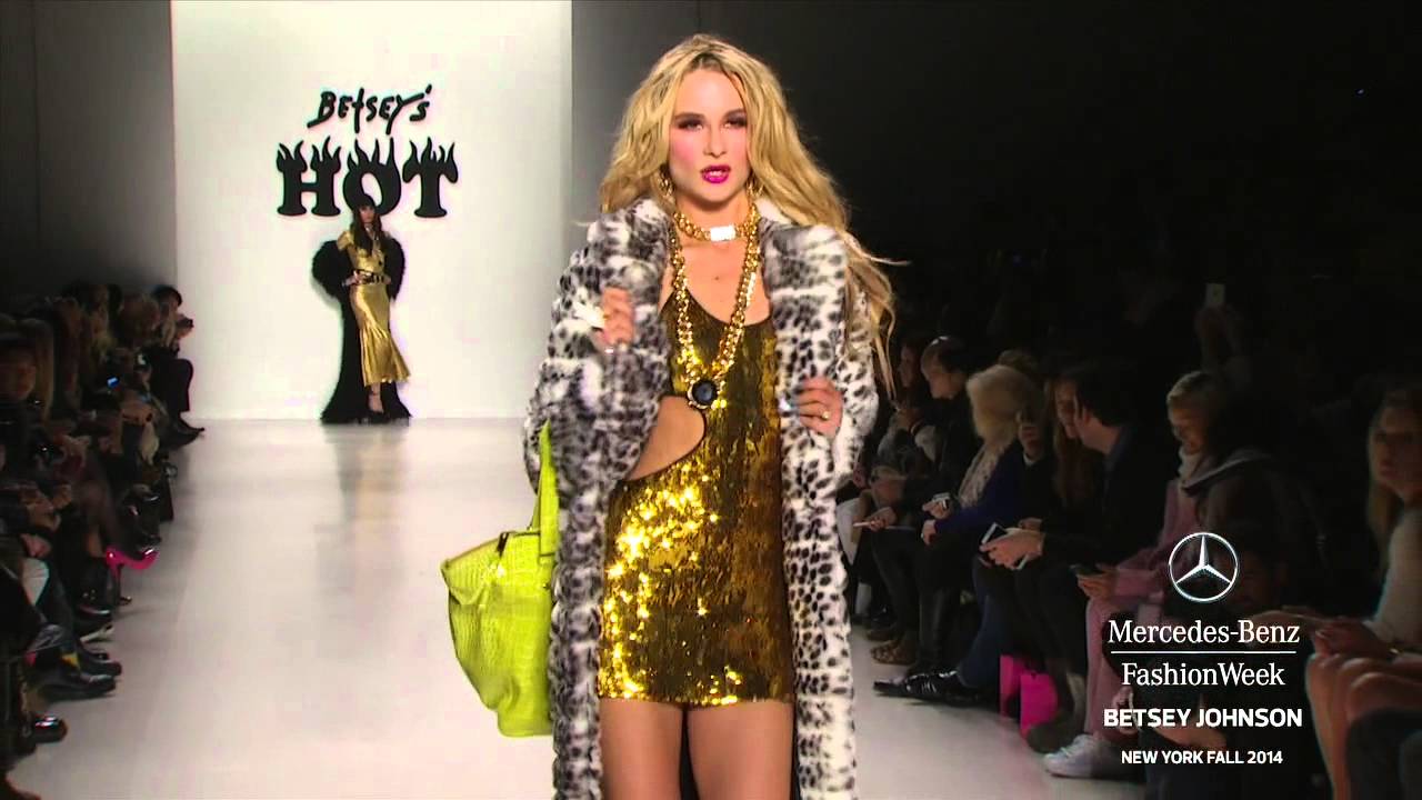 BETSEY JOHNSON: MERCEDES-BENZ FASHION WEEK Fall 2014 COLLECTIONS | MBFW
