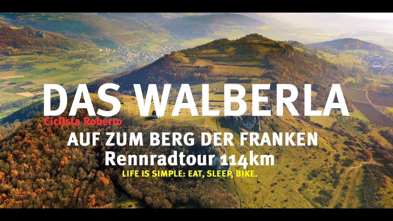 Das Walberla  114km Tour Auf Zum Berg Der Franken In Die Fränkische Schweiz.  RTF 2 | 4K*