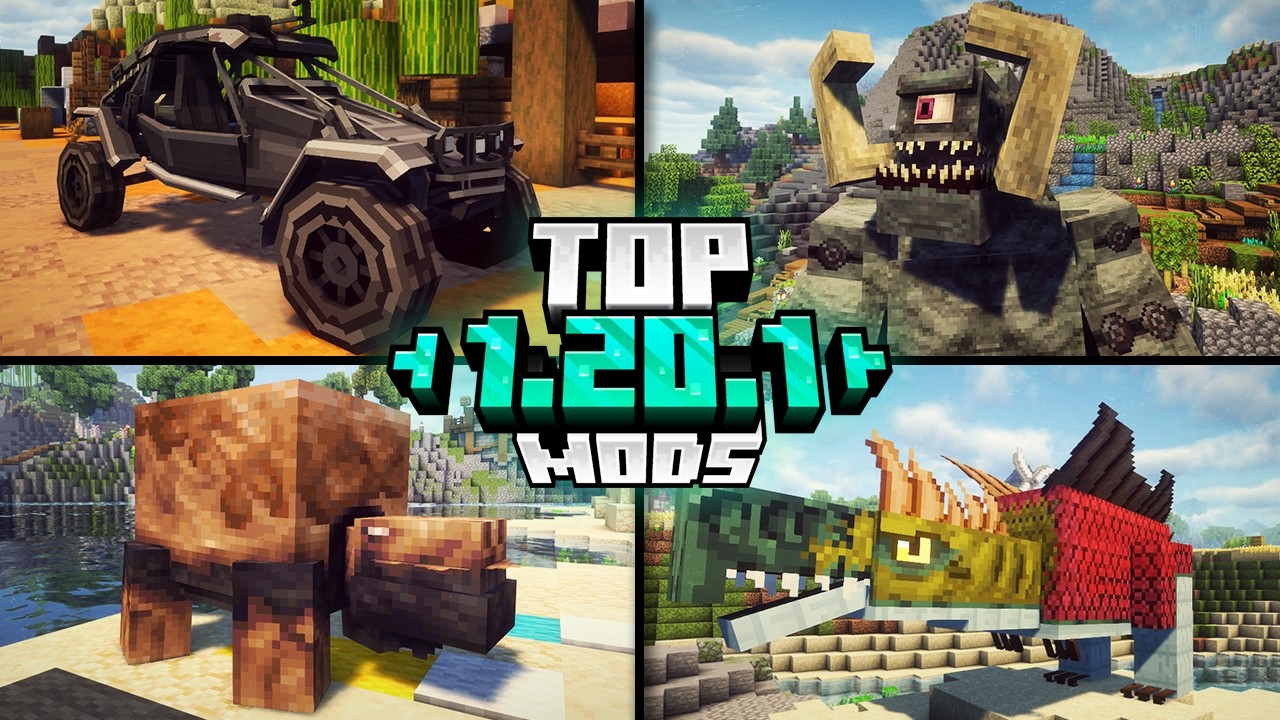 Топ-30 модов для Minecraft 1.20.1 (Forge/Fabric/NeoForge)