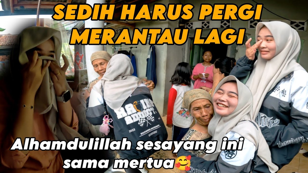 BIKIN TERHARU BULLE PELUK IBU‼️LIBURAN TELAH USAI WAKTUNYA BALIK KE KOTA‼️