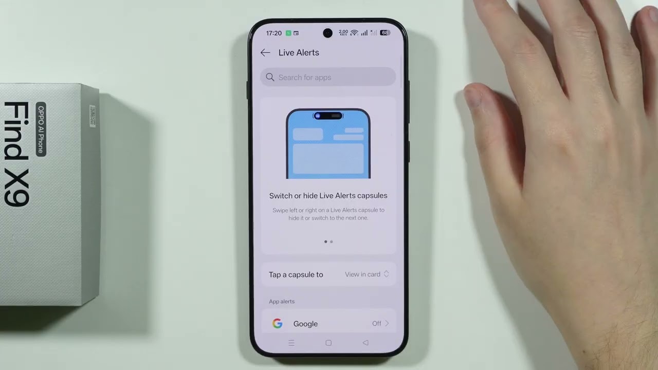 Есть ли у OPPO Find X9/X9 Pro динамический остров? (Уведомления в реальном времени)