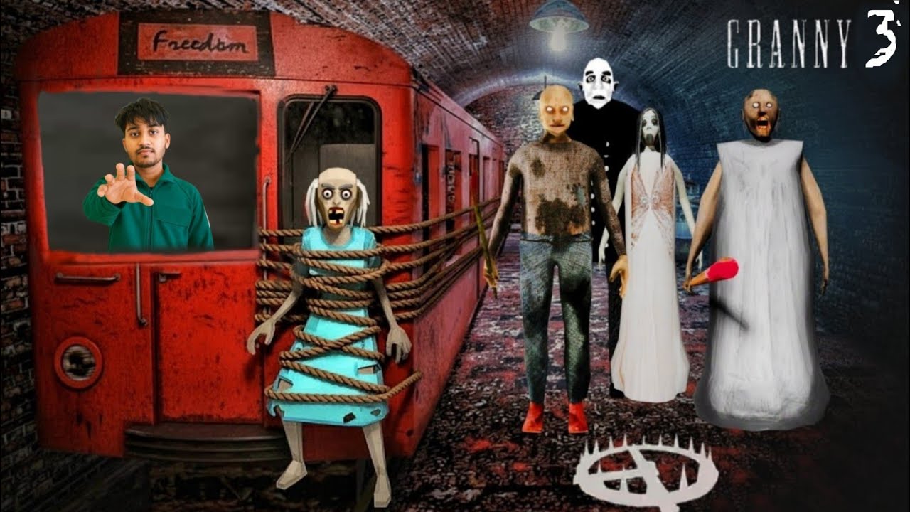 I Escaped From Granny's House - Granny 3 Train Escape | Granny Chapter 3 | Kaash Gaming 