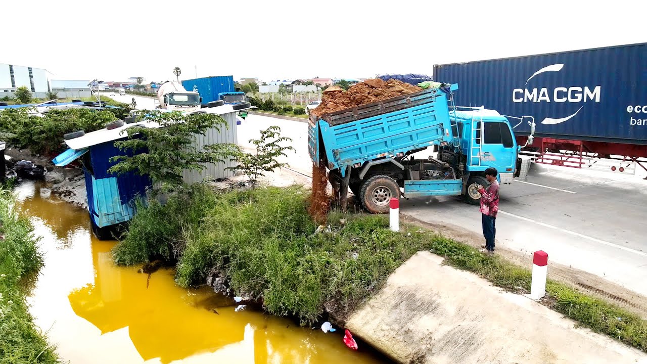 Complete new work activities of filling the site, removing water channels and plants