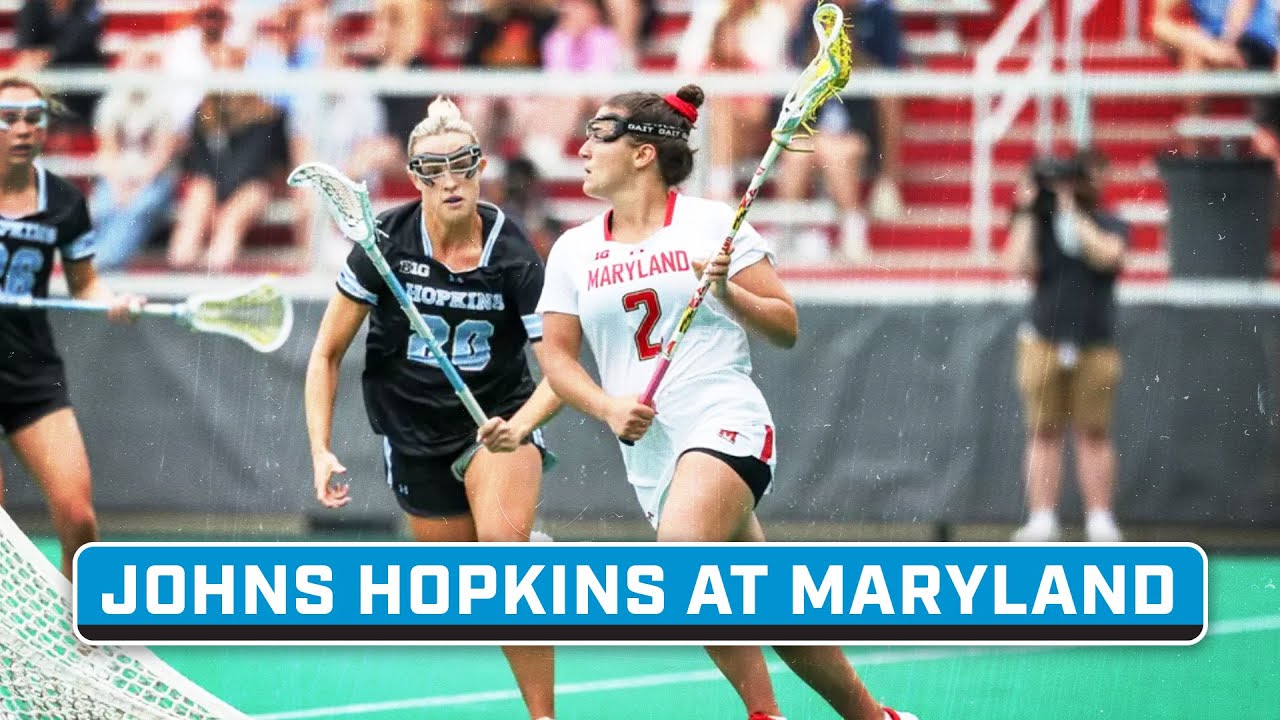 Johns Hopkins at Maryland | Big Ten Women's Lacrosse | Apr. 19, 2025 | B1G+ Encore