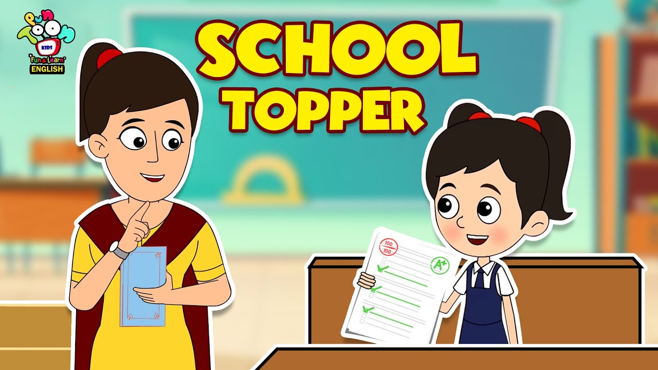 School Topper | Scholar Chinki | English Moral Stories | English Animated | English Cartoon
