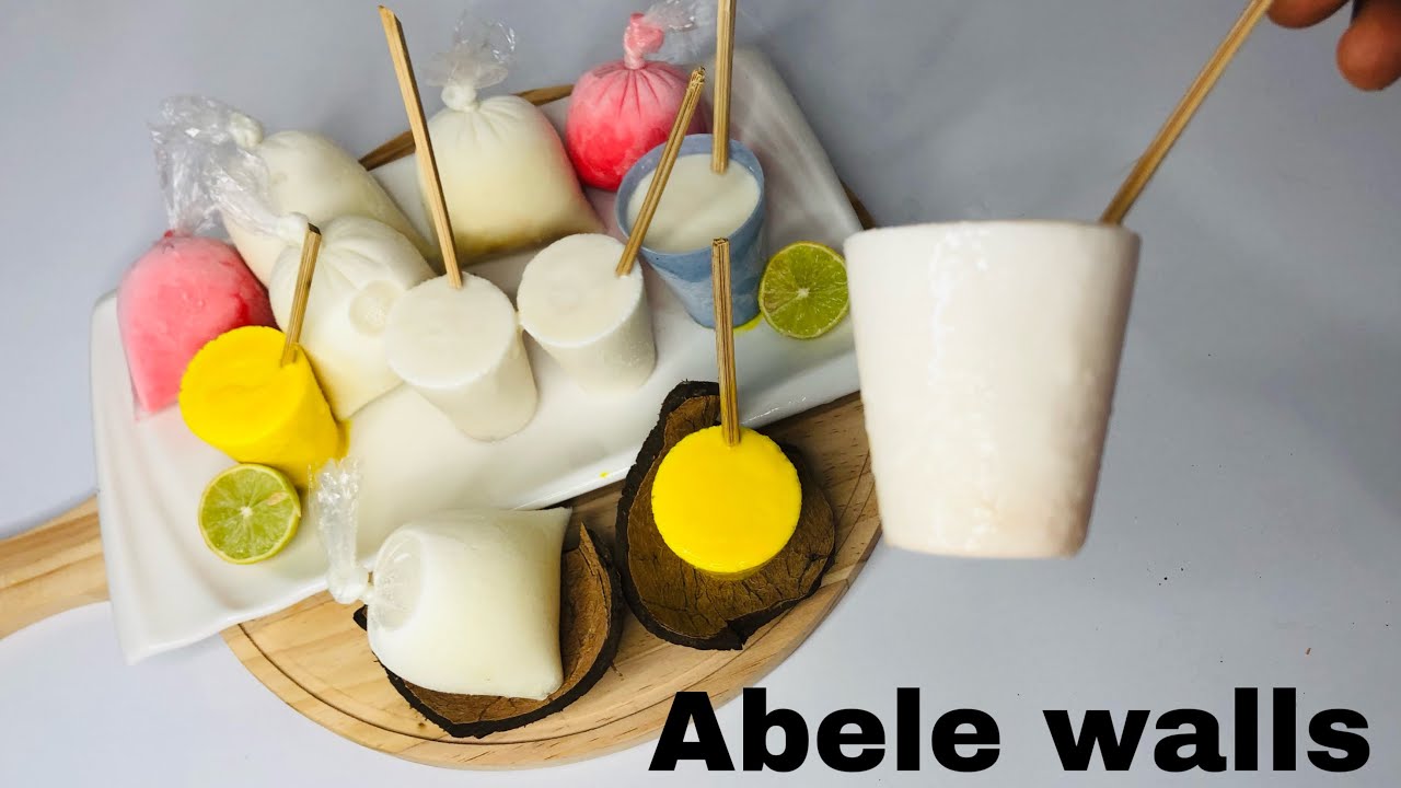 How to make the perfect Ghanaian coconut ice-cream /Abele walls with just 3 ingredients.