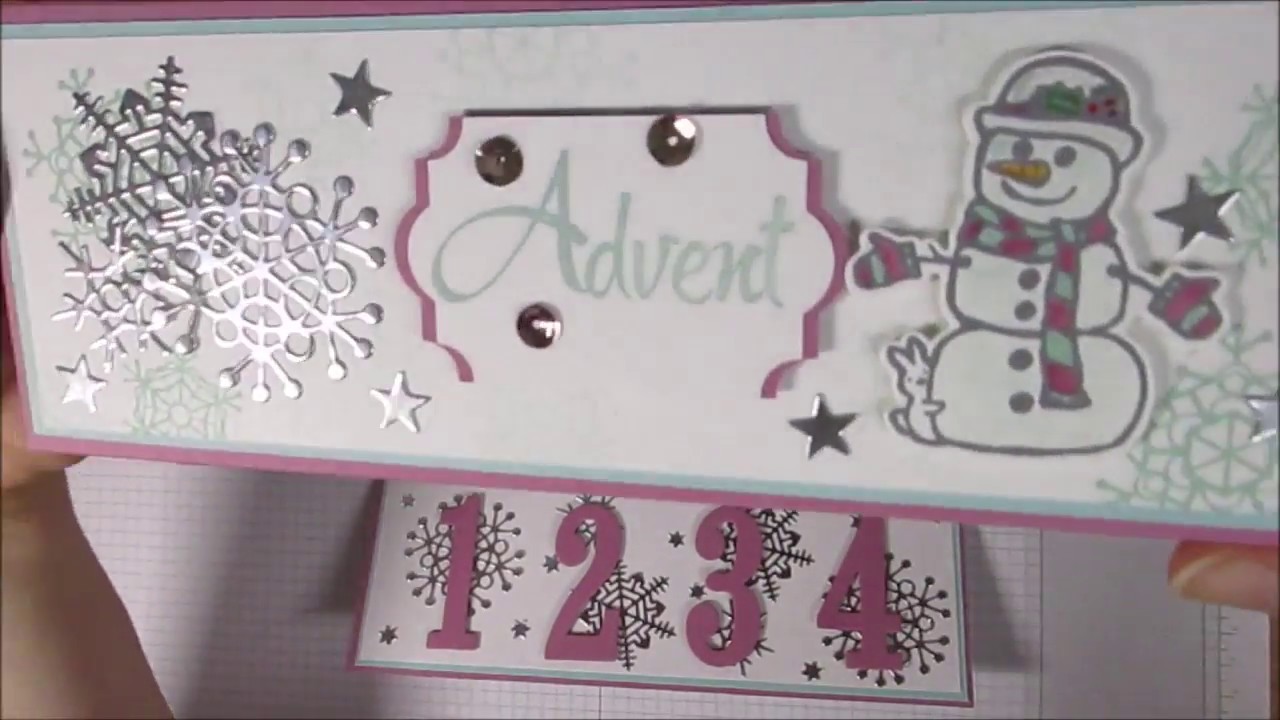 Adventskranz to go: Teil 1mit Produkten von stampin up