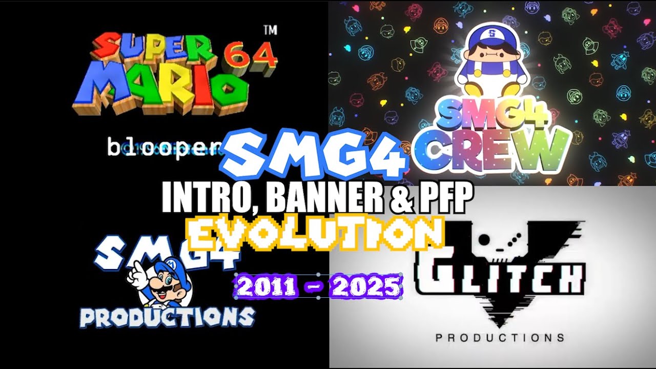 SMG4 INTRO, BANNER & PFP EVOLUTION (2011 - 2025)