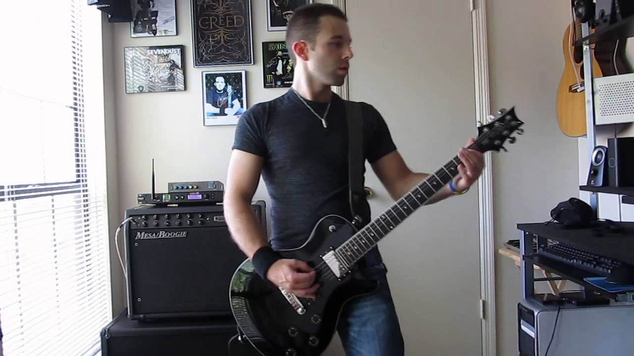 Stone Sour - Absolute Zero (guitar cover w/ solo)