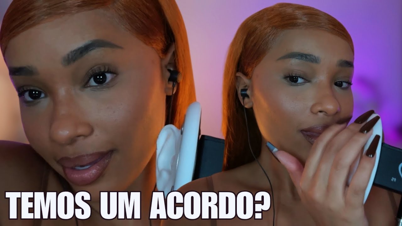 ASMR CONVERSANDO + SONS DE BOCA DE FUNDO