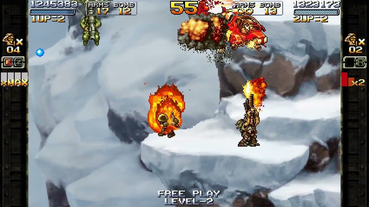 Metal Slug SB Fanthology v0.8 : Metal Slug Tour (Two Player) - Metal Slug XX Mission 6 (Easy Mode)