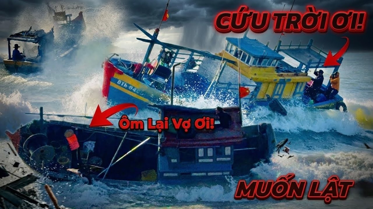 Sóng Biển Lagi Đánh Ghe Nghiêng Muốn Lật – Chỉ Trời Mới Cứu Nổi!