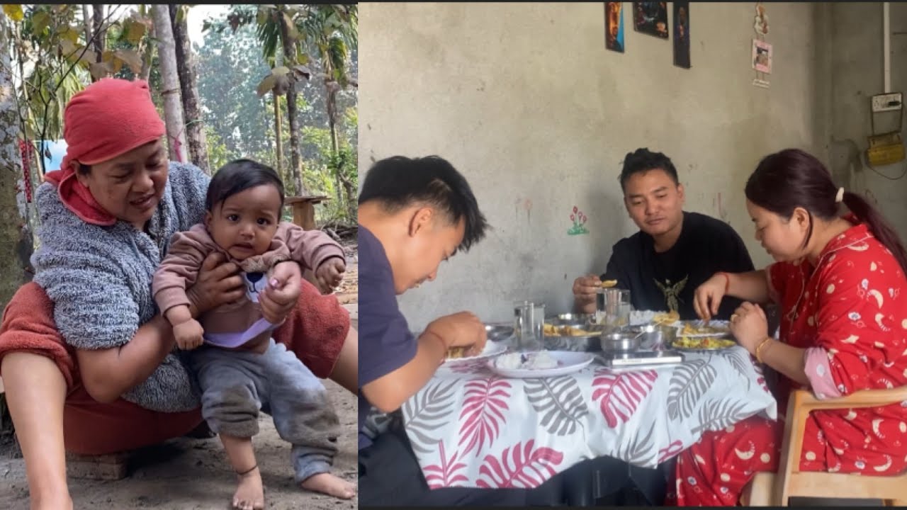 Priya ra jwai lai Hamro ma lunch/ mero chora lai mato ma khelnu maja vayecha 