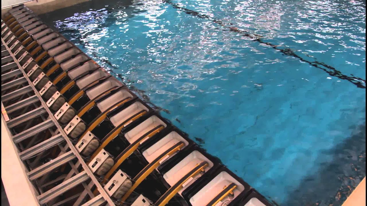 Wave tank at Plymouth University Marine Building