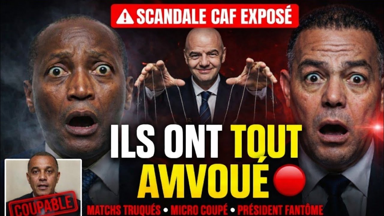 🚨 SCANDALE CAF : Motsepe vs Lekjaa &mdash; Pr&eacute;sident Fant&ocirc;me & Matchs Truqu&eacute;s