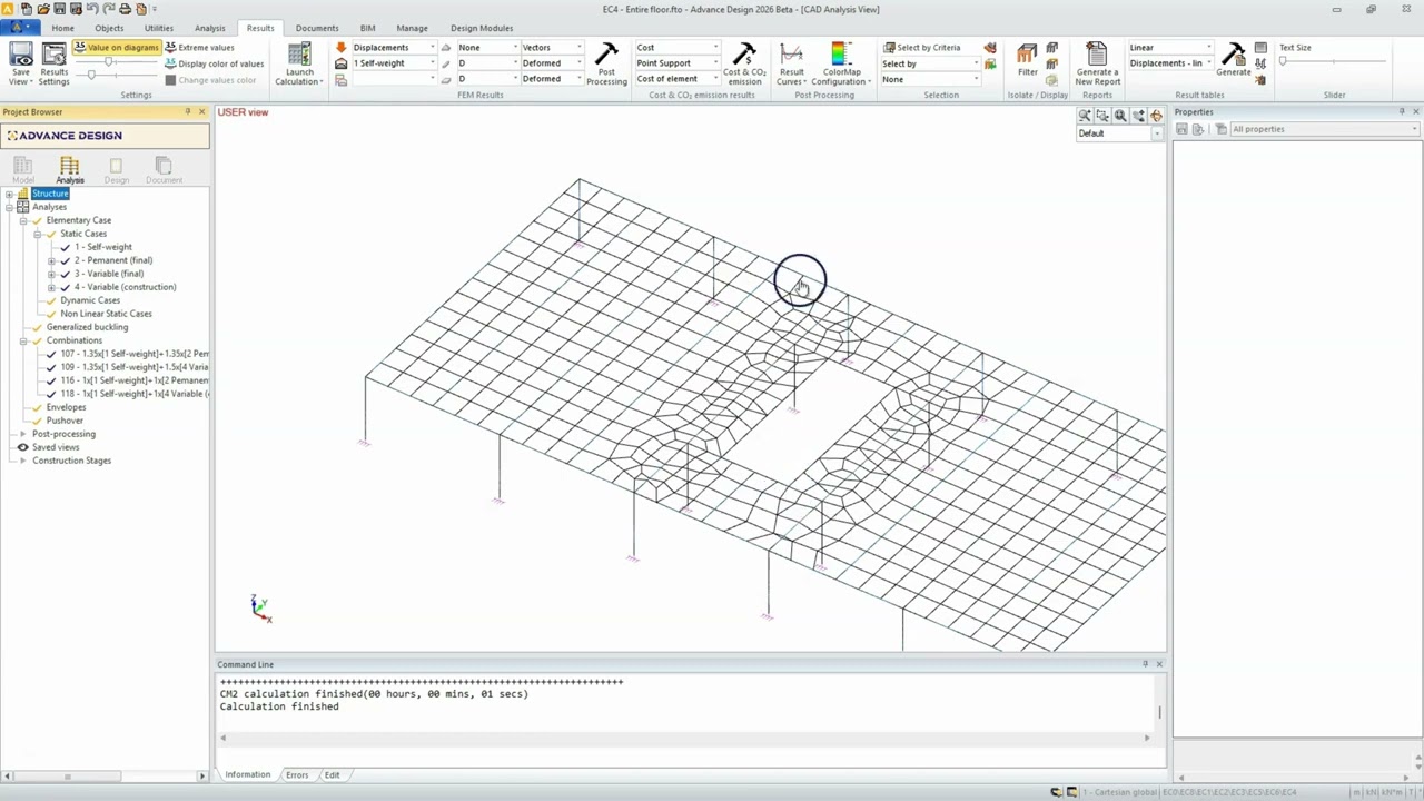 Advance Design 2026 - Belki zespolone EC4