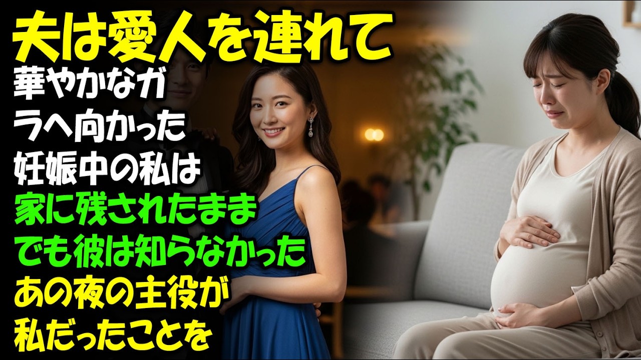 夫は愛人をガラパーティーに連れて行き、妊娠中の妻を家に残した——だが彼は知らなかった。彼女こそ、あの夜の主役だったことを。