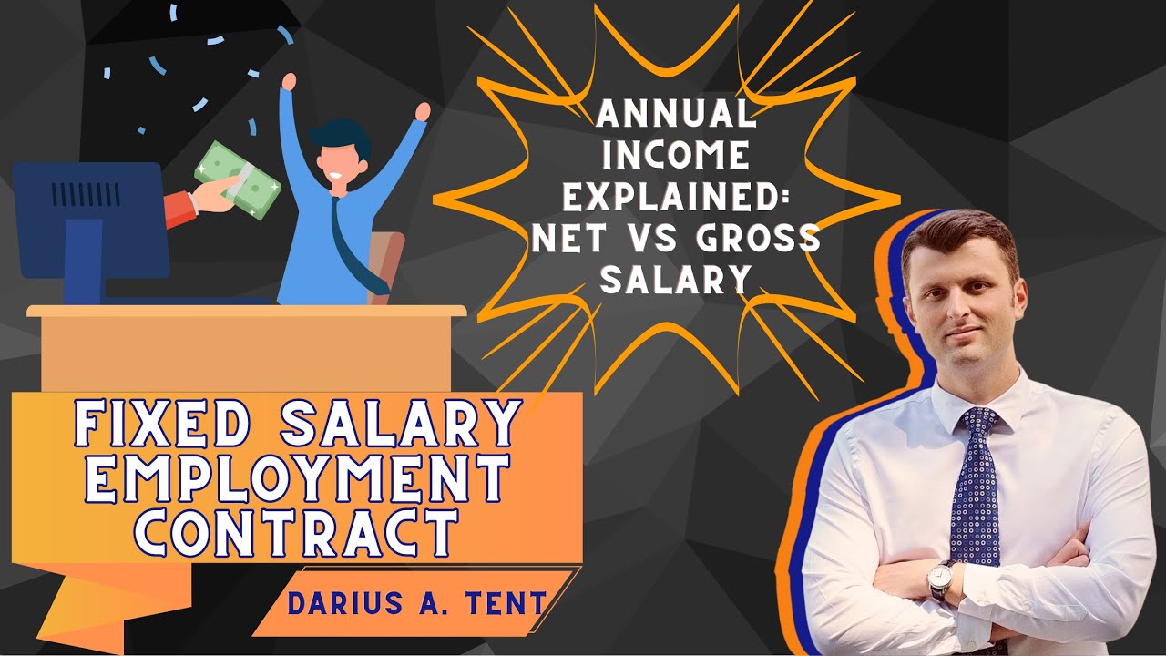 Employment Contract & #salary Explained | GROSS Salary vs NET Salary | FIXED SALARY +s and -s