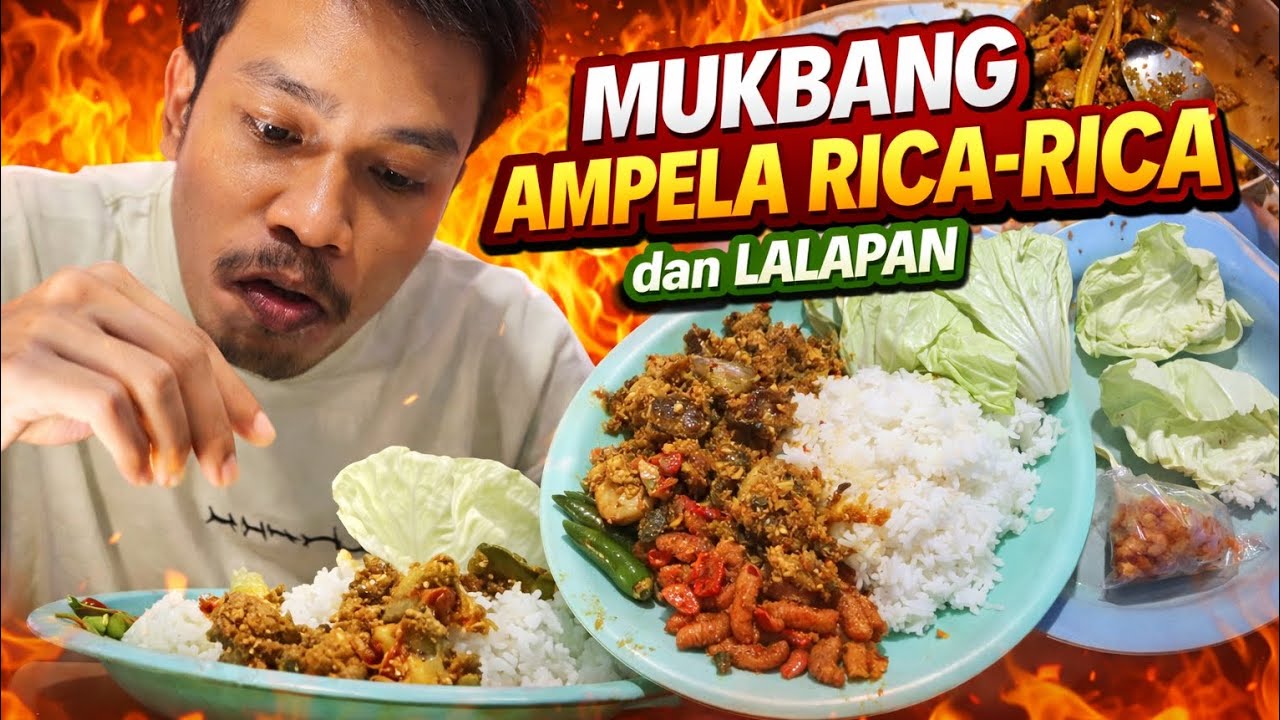 Mugbang Ampela Rica-rica Dan Lalapan#mukbang #mukbanginternational #mukbangindonesia 