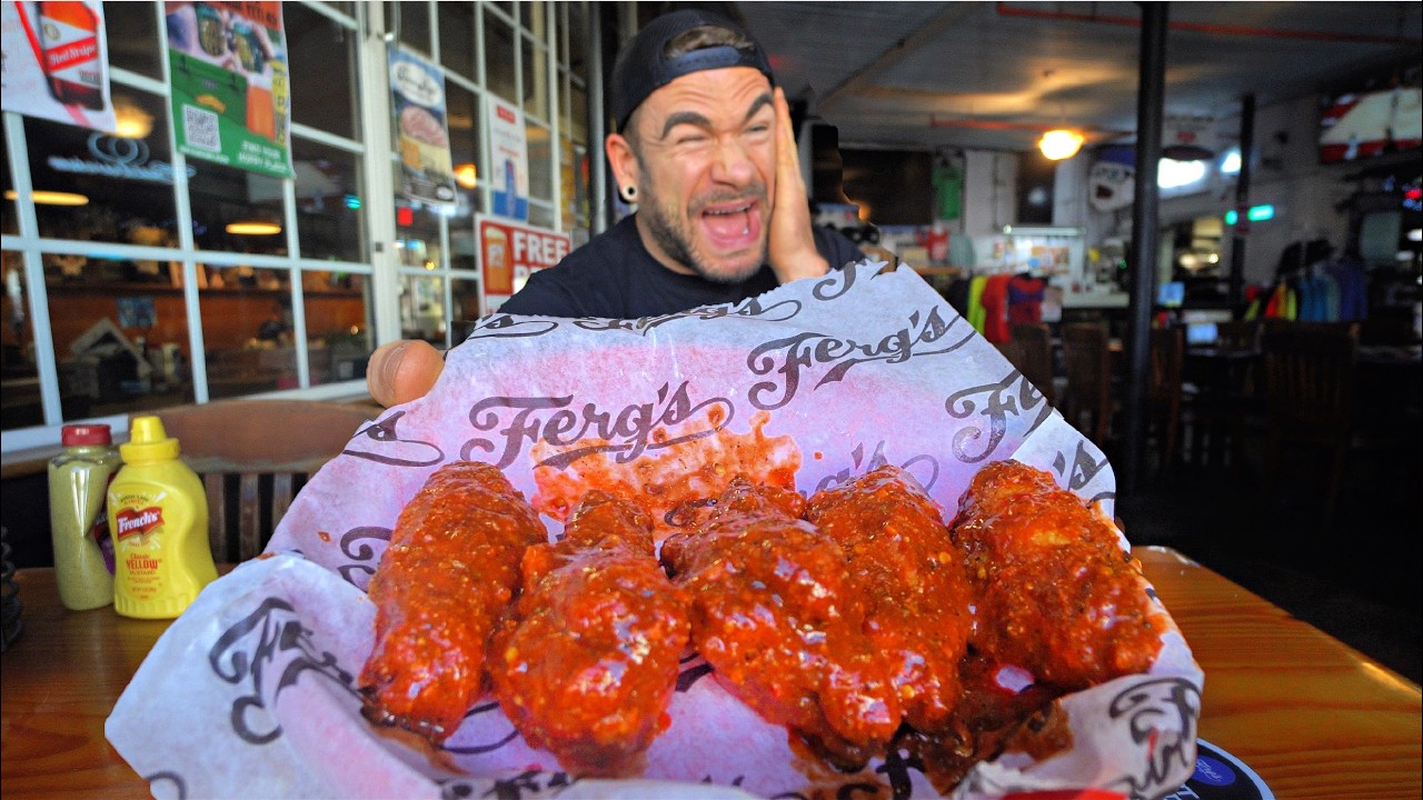 THE SPICIEST HOT WING CHALLENGE I HAVE ATTEMPTED THIS YEAR | Joel Hansen