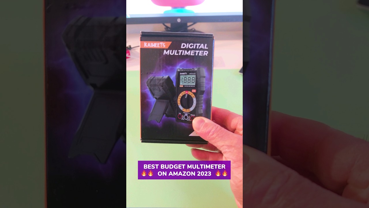 When you're on a budget....🔥Best Budget Multimeter on Amazon 2023🔥 UNBOXING and TEST