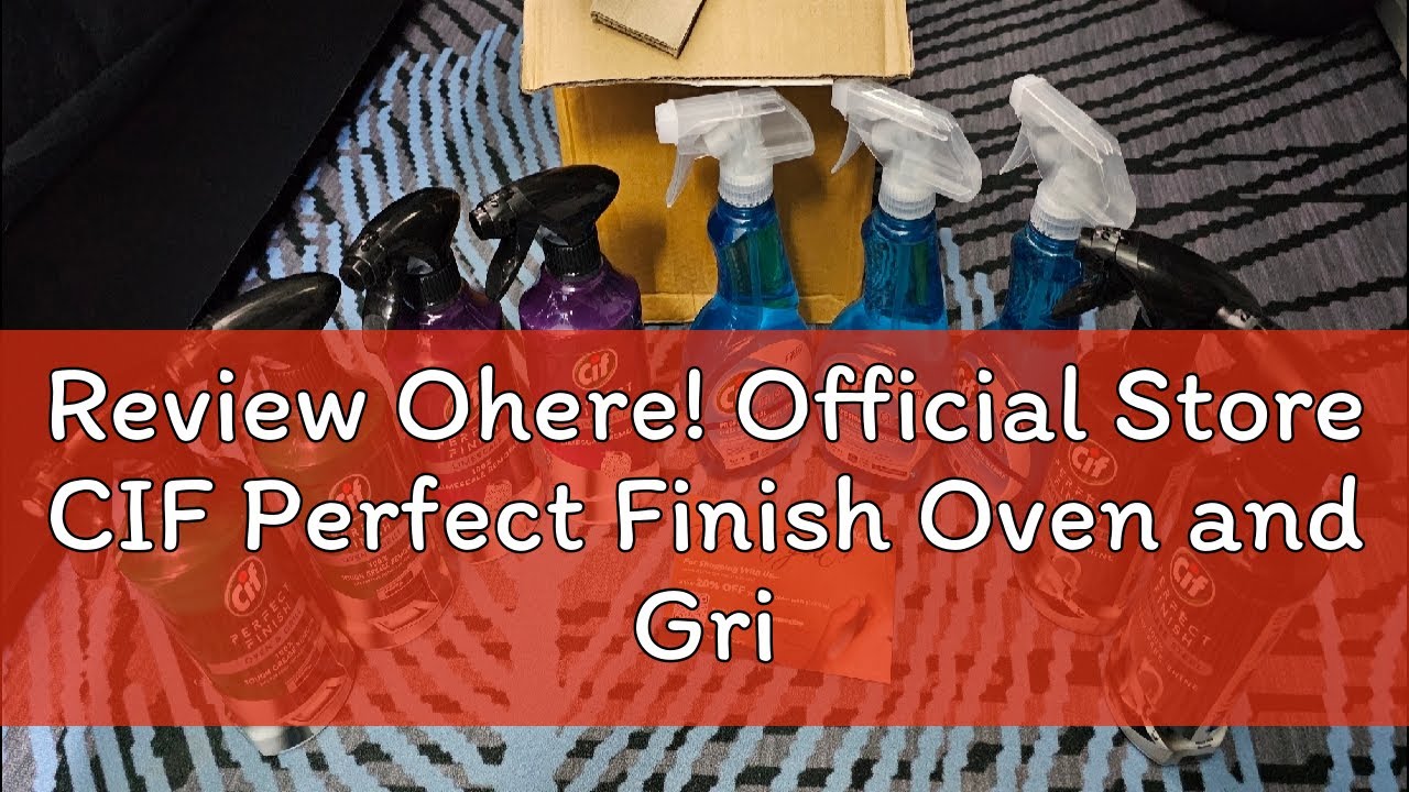 Review Ohere! Official Store CIF Perfect Finish Oven and Grill Spray 435 ML