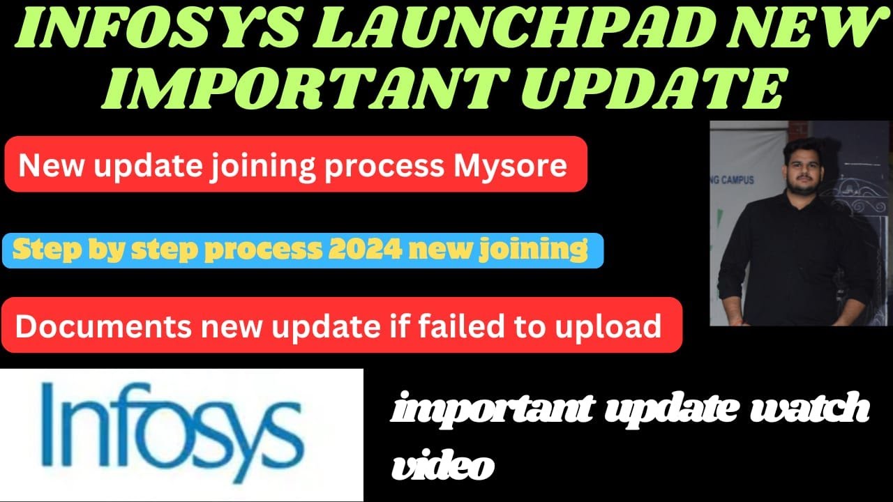 INFOSYS Joining launchpad update news |Infosys joining & onboarding update #infosysonboarding