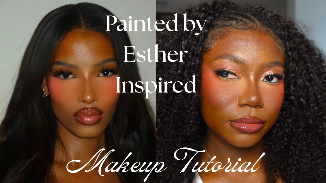 VIRAL PAINTED BY ESTHER INSPIRED MAKEUP LOOK | STEP BY STEP GLAM TUTORIAL | DESTINY RUDD