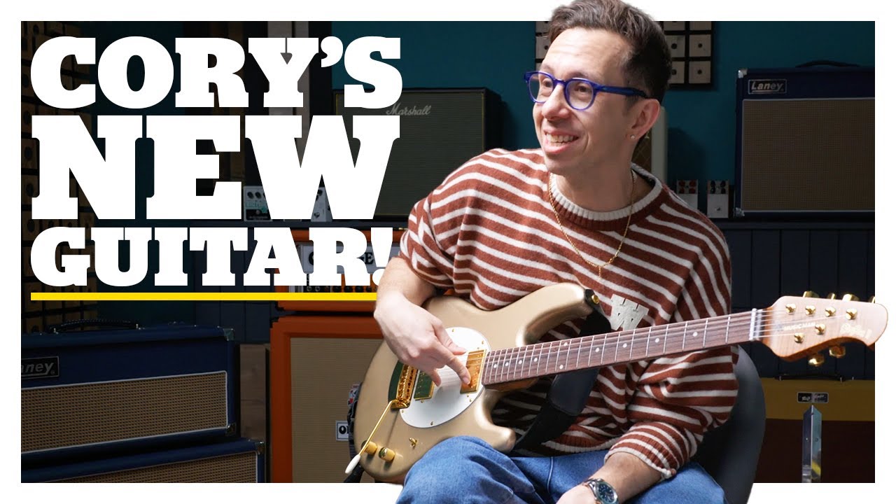 Cory Wong plays incredible funk licks and takes us inside his new Music Man Stingray guitar
