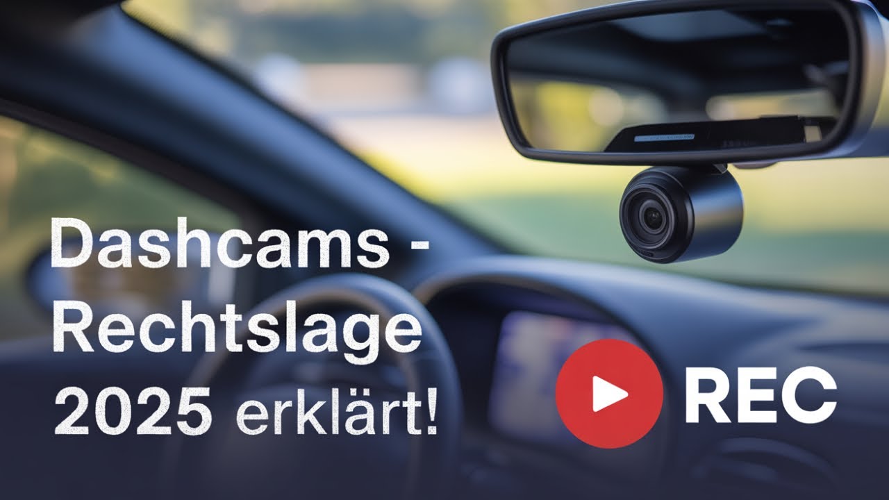 Dashcam erlaubt oder verboten? Das musst du 2025 wissen!