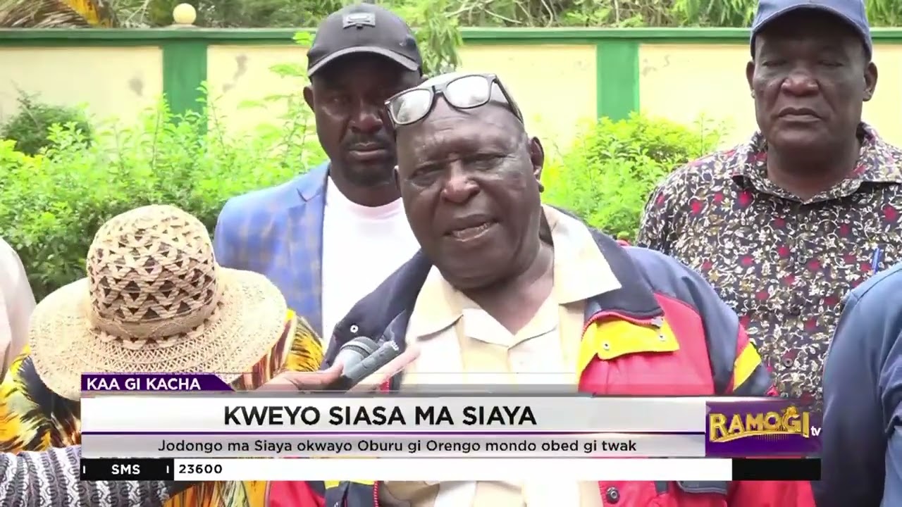 Jodongo ma Siaya okwayo Oburu gi Orengo obed gi twak | #RamogiTV