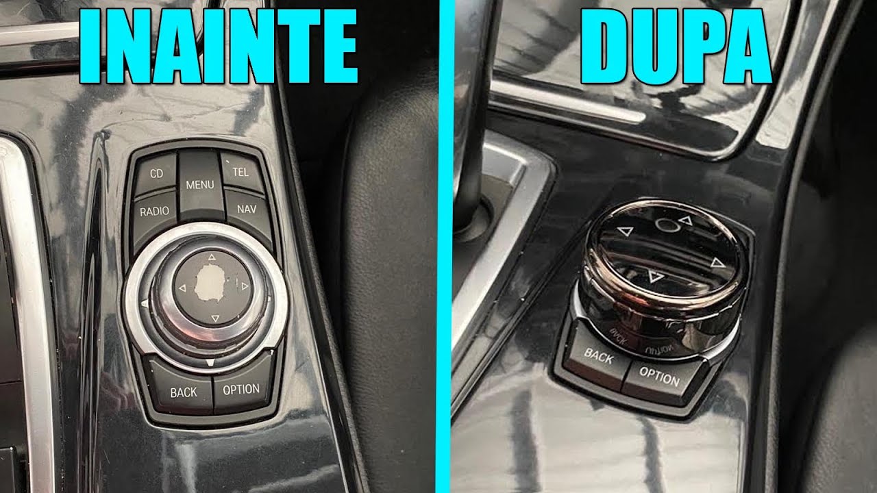 RETROFIT: Buton rotativ iDrive BMW X3, X5, X6, E70, E71, E90, F01, F10, F11, F30, Seria 5 F10