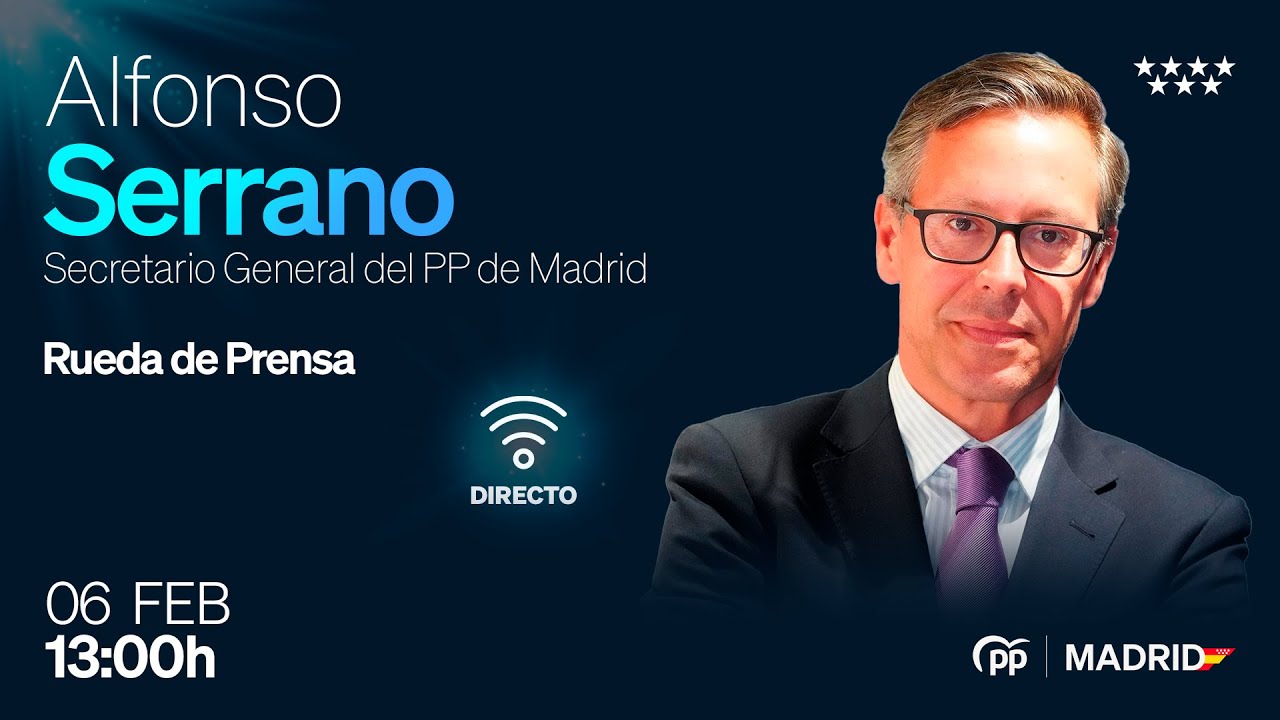 Alfonso Serrano interviene ante los medios de comunicación